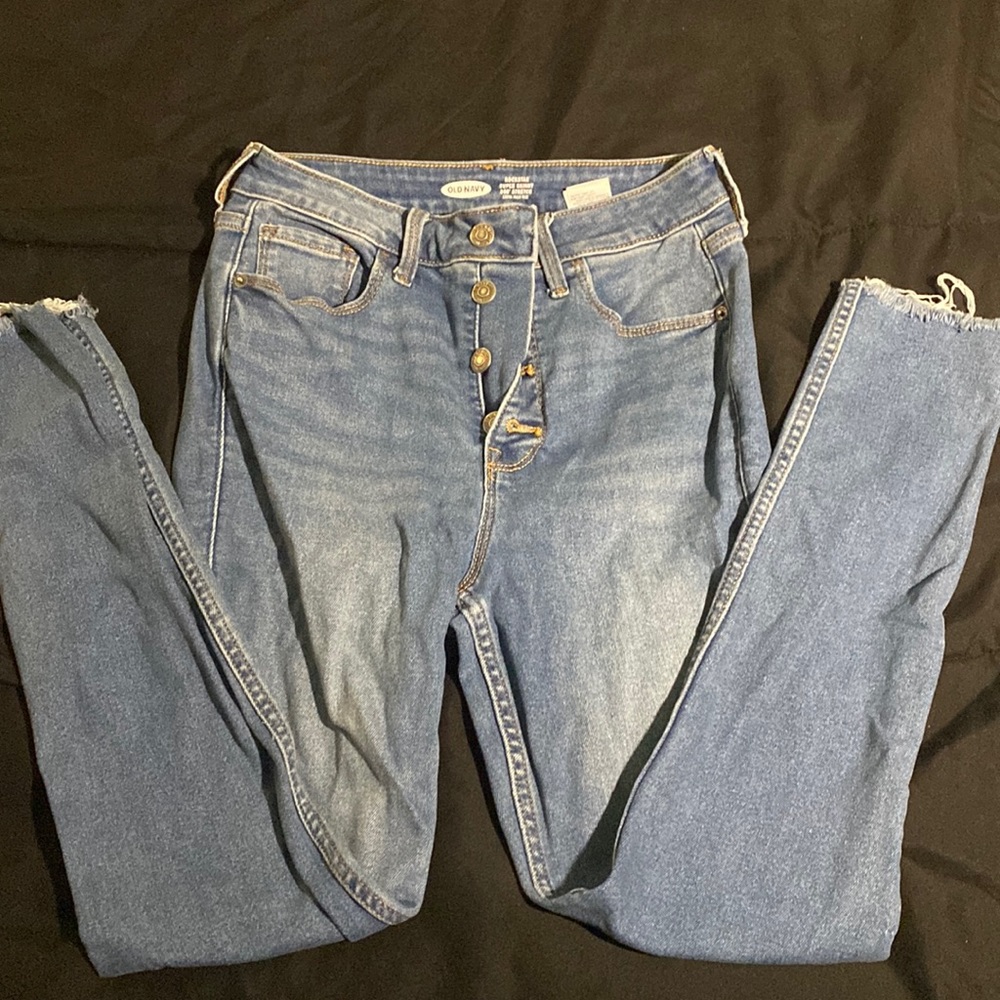 High Rise Rockstar Skinny Jeans